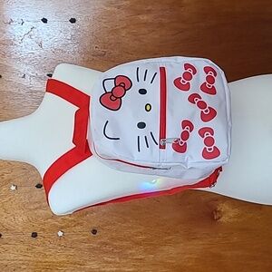 Hello Kitty Red and White Mini Backpack